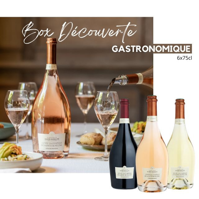 BOX GASTRONOMIQUE 3 COULEURS (6x75cl)