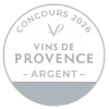 Concours vins de Provence argent 2026